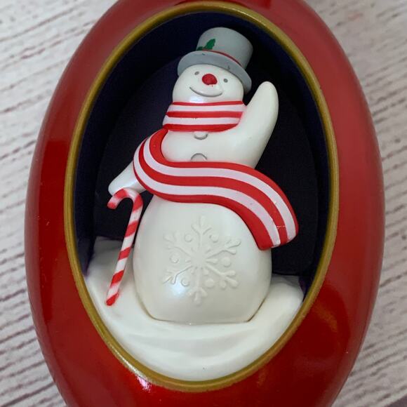 Hallmark Keepsake Top Hat Snowman Christmas Tree Ornament Limited Edition 2022 - Picture 3 of 15